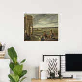 Landschap met pachters - Louis Le Nain Fine Art Poster (Thuiskantoor)