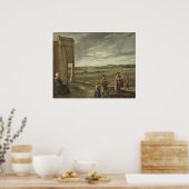 Landschap met pachters - Louis Le Nain Fine Art Poster (Keuken)