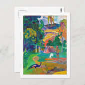 Landschap met pacocks, Gauguin Briefkaart (Voorkant / Achterkant)