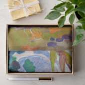 Landschap met pacocks, Gauguin Tissuepapier (Geschenk)
