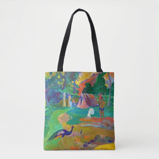 Landschap met pacocks, Gauguin Tote Bag (Voorkant)