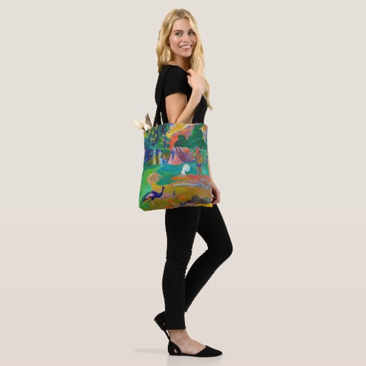 Landschap met pacocks, Gauguin Tote Bag (Op model)
