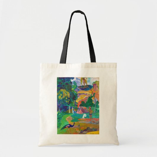 Landschap met pacocks, Gauguin Tote Bag (Voorkant)