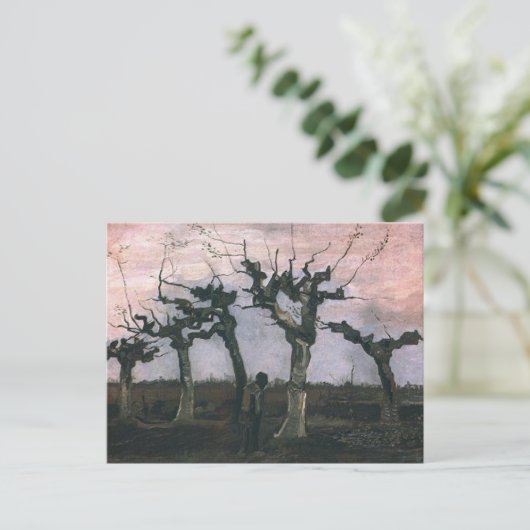 Landschap met Pollard Willows Briefkaart (Staand voorkant)