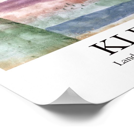 Landschap met poplars door Paul Klee Poster (Hoek)