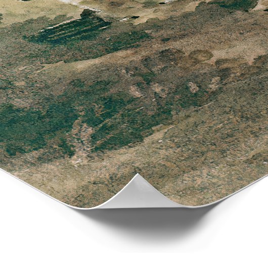 Landschap met Poster voor huisgebruik (Hoek)