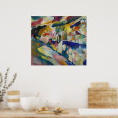 Landschap met Regen door Vasily Kandinsky Poster (Keuken)