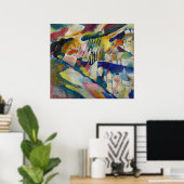 Landschap met Regen door Vasily Kandinsky Poster (Thuiskantoor)