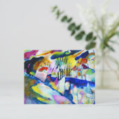 Landschap met Regen door Wassily Kandinsky Briefkaart (Staand voorkant)