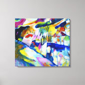 Landschap met Regen door Wassily Kandinsky Canvas Afdruk (Voorkant)