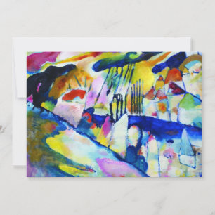 Landschap met Regen door Wassily Kandinsky Kaart