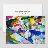 Landschap met Regen door Wassily Kandinsky Kaart (Voorkant / Achterkant)