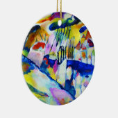Landschap met Regen door Wassily Kandinsky Keramisch Ornament (Rechts)