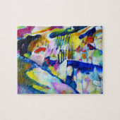 Landschap met Regen door Wassily Kandinsky Legpuzzel (Horizontaal)