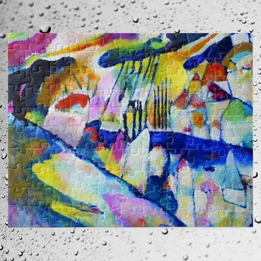 Landschap met Regen door Wassily Kandinsky Legpuzzel