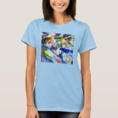 Landschap met Regen door Wassily Kandinsky T-shirt (Voorkant)