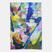 Landschap met Regen door Wassily Kandinsky Theedoek (Verticaal)