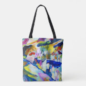 Landschap met Regen door Wassily Kandinsky Tote Bag (Achterkant)