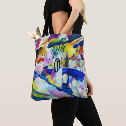 Landschap met Regen door Wassily Kandinsky Tote Bag (Dichtbij)