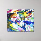 Landschap met regen van Wassily Kandinsky Canvas Afdruk (Voorkant)