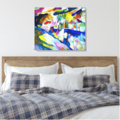 Landschap met regen van Wassily Kandinsky Canvas Afdruk (Insitu (Slaapkamer))