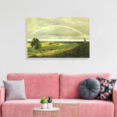 Landschap met regenboog (door Caspar David Friedri Canvas Afdruk (Insitu (Woonkamer))