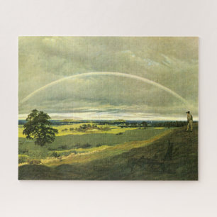 Landschap met regenboog (door Caspar David Friedri Legpuzzel