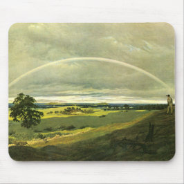 Landschap met regenboog (door Caspar David Friedri Muismat