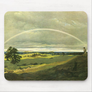 Landschap met regenboog (door Caspar David Friedri Muismat