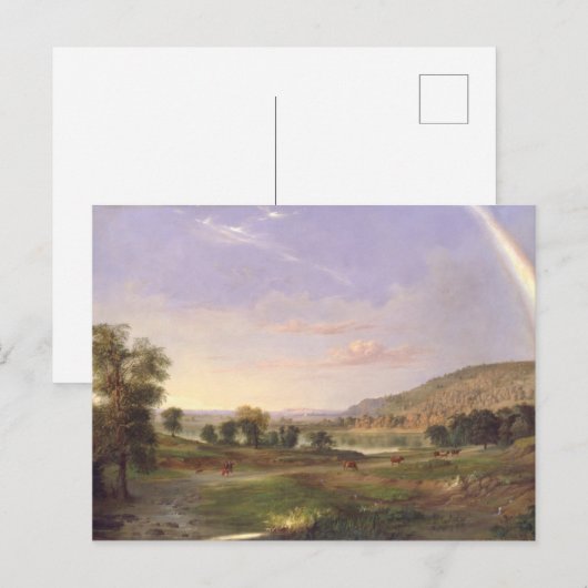 Landschap met regenboogBriefkaart Briefkaart (Voorkant / Achterkant)