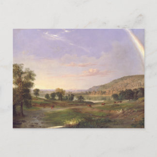 Landschap met regenboogBriefkaart Briefkaart