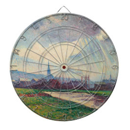 Landschap met rivier (door Maximilien Luce) Dartbord