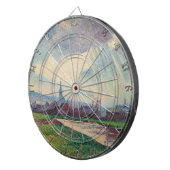 Landschap met rivier (door Maximilien Luce) Dartbord (Voorkant Rechts)