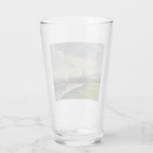 Landschap met rivier (door Maximilien Luce) Glas (Achterkant)