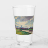 Landschap met rivier (door Maximilien Luce) Glas (Voorkant)