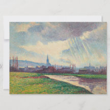 Landschap met rivier (door Maximilien Luce)