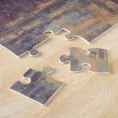 Landschap met rivier (door Maximilien Luce) Legpuzzel (Zijkant)