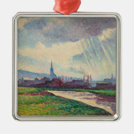 Landschap met rivier (door Maximilien Luce) Metalen Ornament