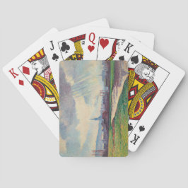 Landschap met rivier (door Maximilien Luce) Pokerkaarten