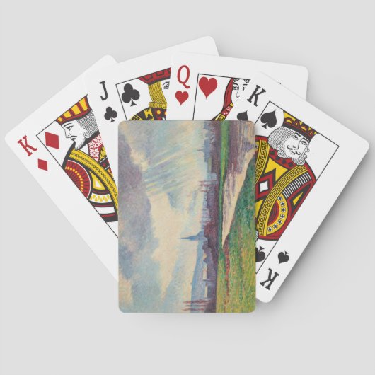 Landschap met rivier (door Maximilien Luce) Pokerkaarten (Achterkant)