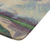 Landschap met rivier (door Maximilien Luce) Snijplank (Hoek)