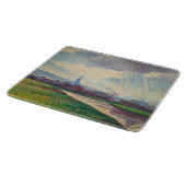 Landschap met rivier (door Maximilien Luce) Snijplank (Hoek)