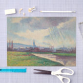 Landschap met rivier (door Maximilien Luce) Tissuepapier (Craft)