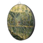 Landschap met rivier en brug: Spring Morning Dartbord (Voorkant Rechts)