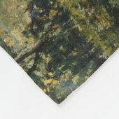 Landschap met rivier en brug: Spring Morning Fleece Deken (Hoek)