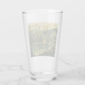 Landschap met rivier en brug: Spring Morning Glas (Achterkant)