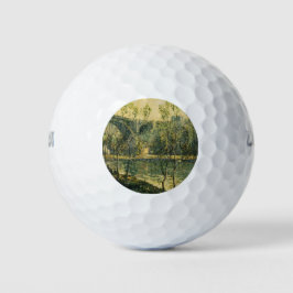 Landschap met rivier en brug: Spring Morning Golfballen