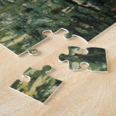 Landschap met rivier en brug: Spring Morning Legpuzzel (Zijkant)