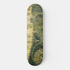 Landschap met rivier en brug: Spring Morning Persoonlijk Skateboard