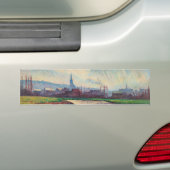 Landschap met rivier in het land (van Maximilien L Bumpersticker (Op auto)